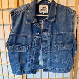 Levi's Classic Oversized Blue Denim Vest